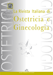 Copertina de La Rivista Italiana di Ostetricia e Ginecologia n. 1