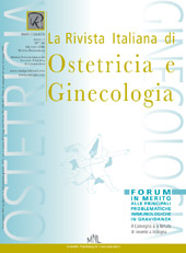 Copertina de La Rivista Italiana di Ostetricia e Ginecologia n. 10