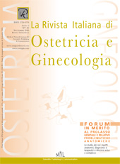 Copertina de La Rivista Italiana di Ostetricia e Ginecologia n. 11