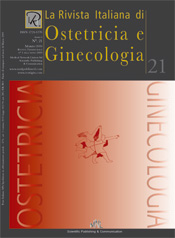 Copertina de La Rivista Italiana di Ostetricia e Ginecologia n. 21
