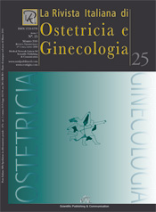 Copertina de La Rivista Italiana di Ostetricia e Ginecologia n. 25