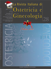 Copertina de La Rivista Italiana di Ostetricia e Ginecologia n. 28