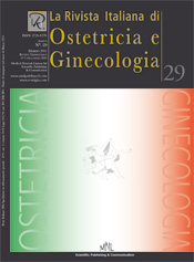 Copertina de La Rivista Italiana di Ostetricia e Ginecologia n. 29