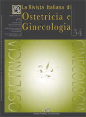 Copertina de La Rivista Italiana di Ostetricia e Ginecologia n. 34
